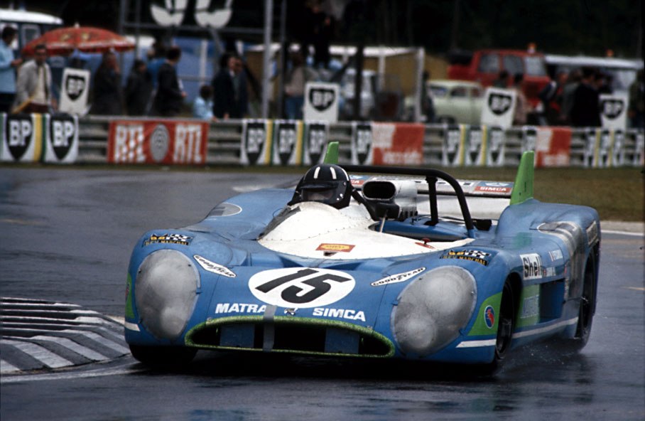 Henri Pescarolo (F) and Graham Hill (GB) win the 24 heures du Mans 1972 on a Matra-Simca MS670 #01entered by Equipe Matra-Simca Shell