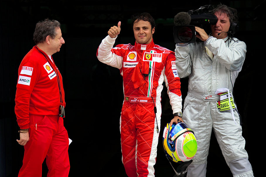 Pole position for Felipe Massa