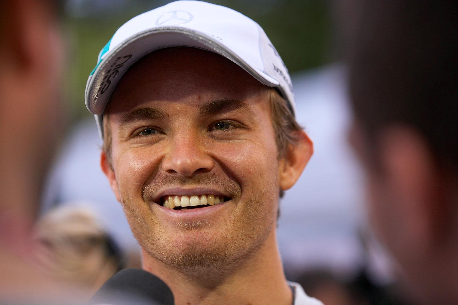 Nico Rosberg, Mercedes GP, gives an interview