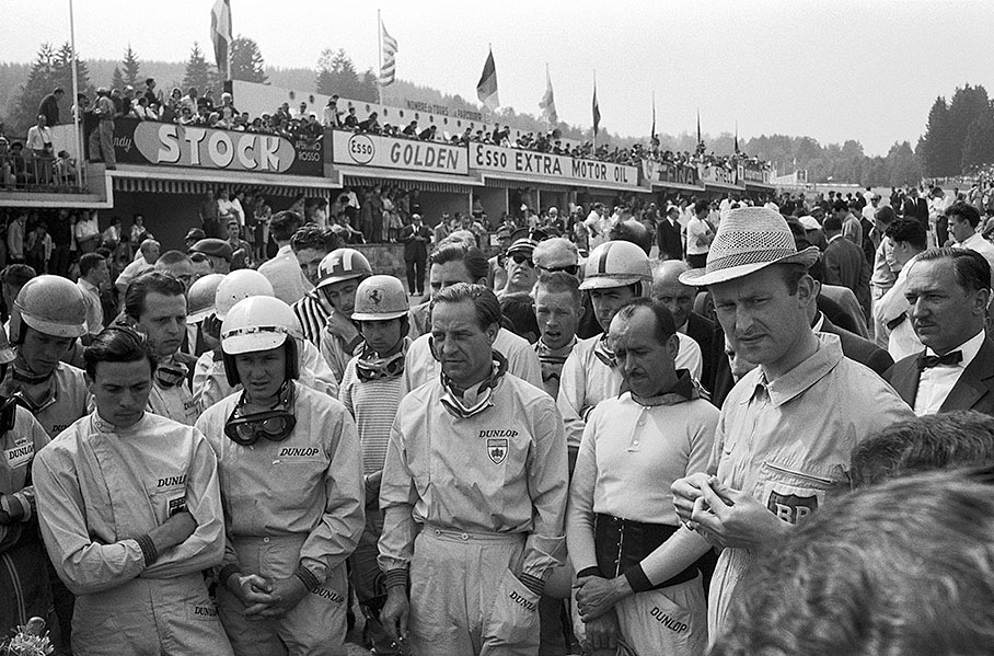 Drivers briefing, Belgium 1962