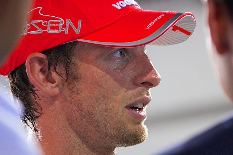 Jenson Button, McLaren Mercedes, after qualifying