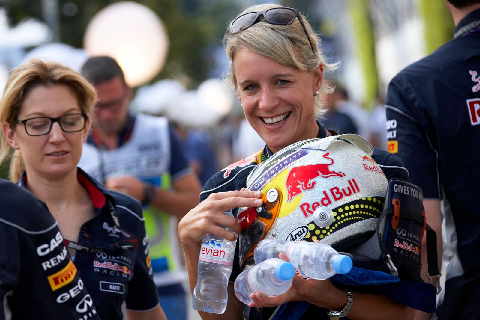 Press officer to Sebastian Vettel, Britta Roeske