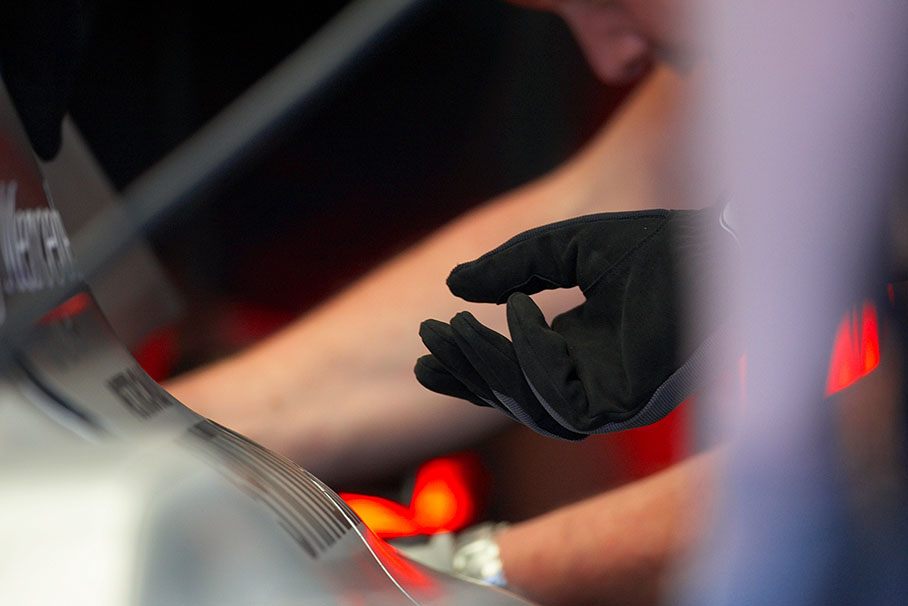Mercedes GP: geared up to start practice session