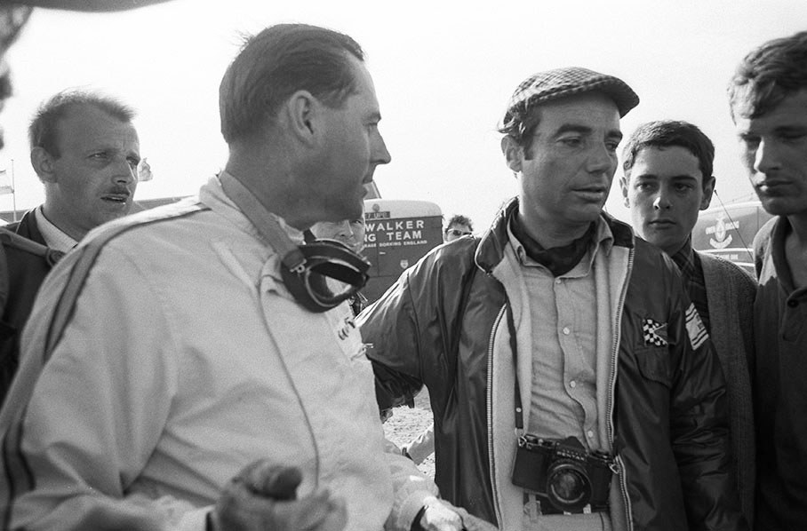 Jack Brabham and Bernard Cahier