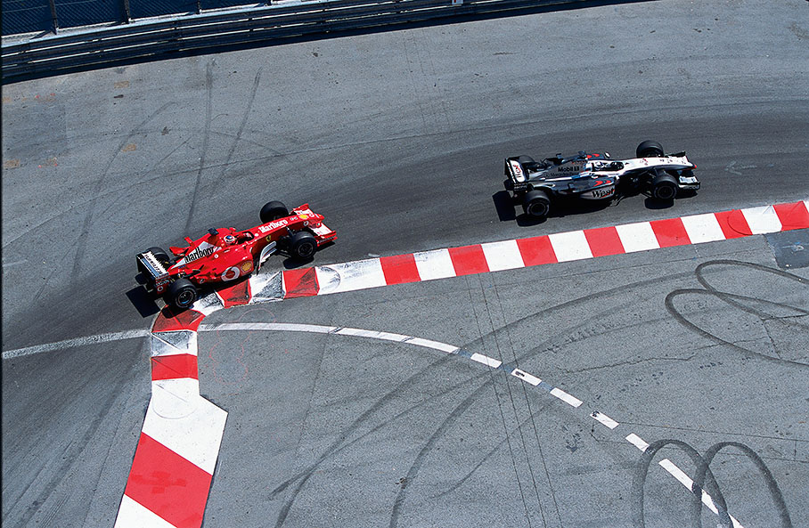 Raikkonen leading Barrichello