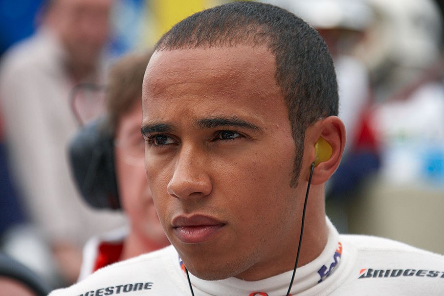 Lewis Hamilton before the final race