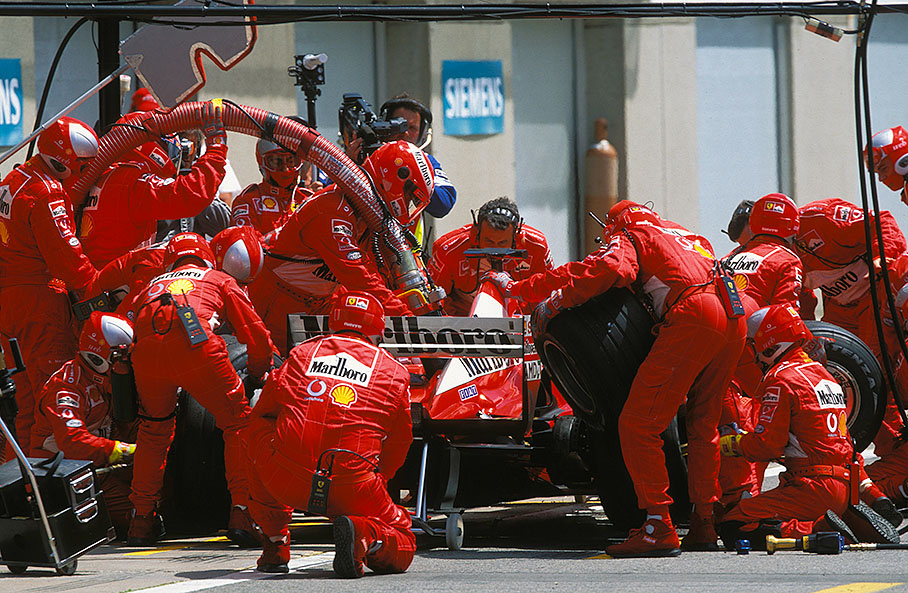 Ferrari pitstop