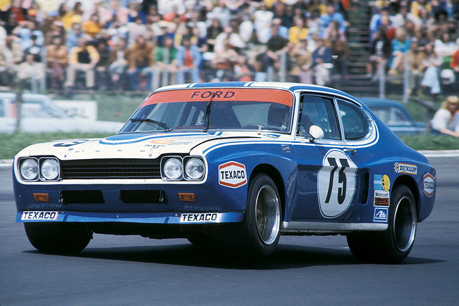 Jochen Mass (D) on Ford Capri RS
