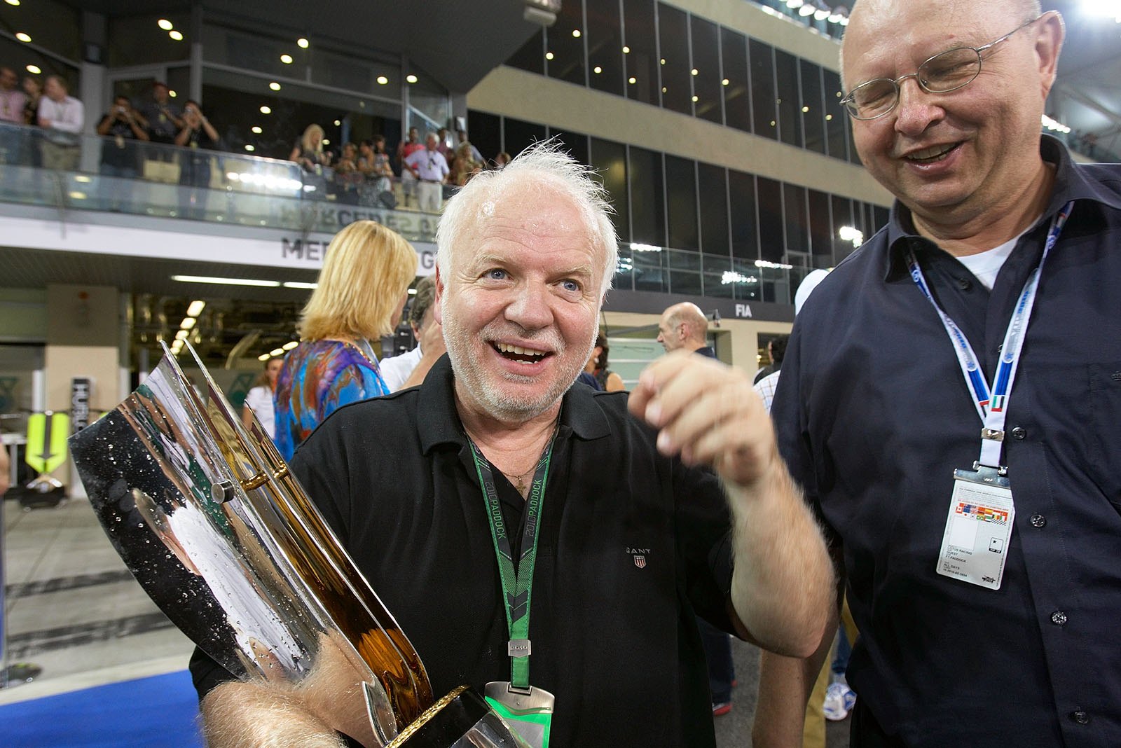 Vettel's father Norbert.
