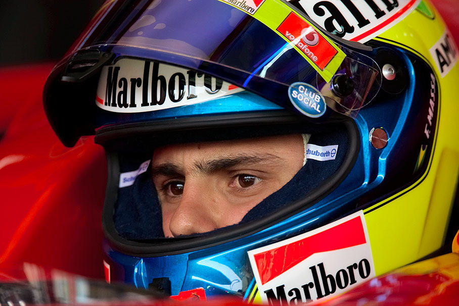 Felipe Massa integrated himself quickly in the Ferrari team
