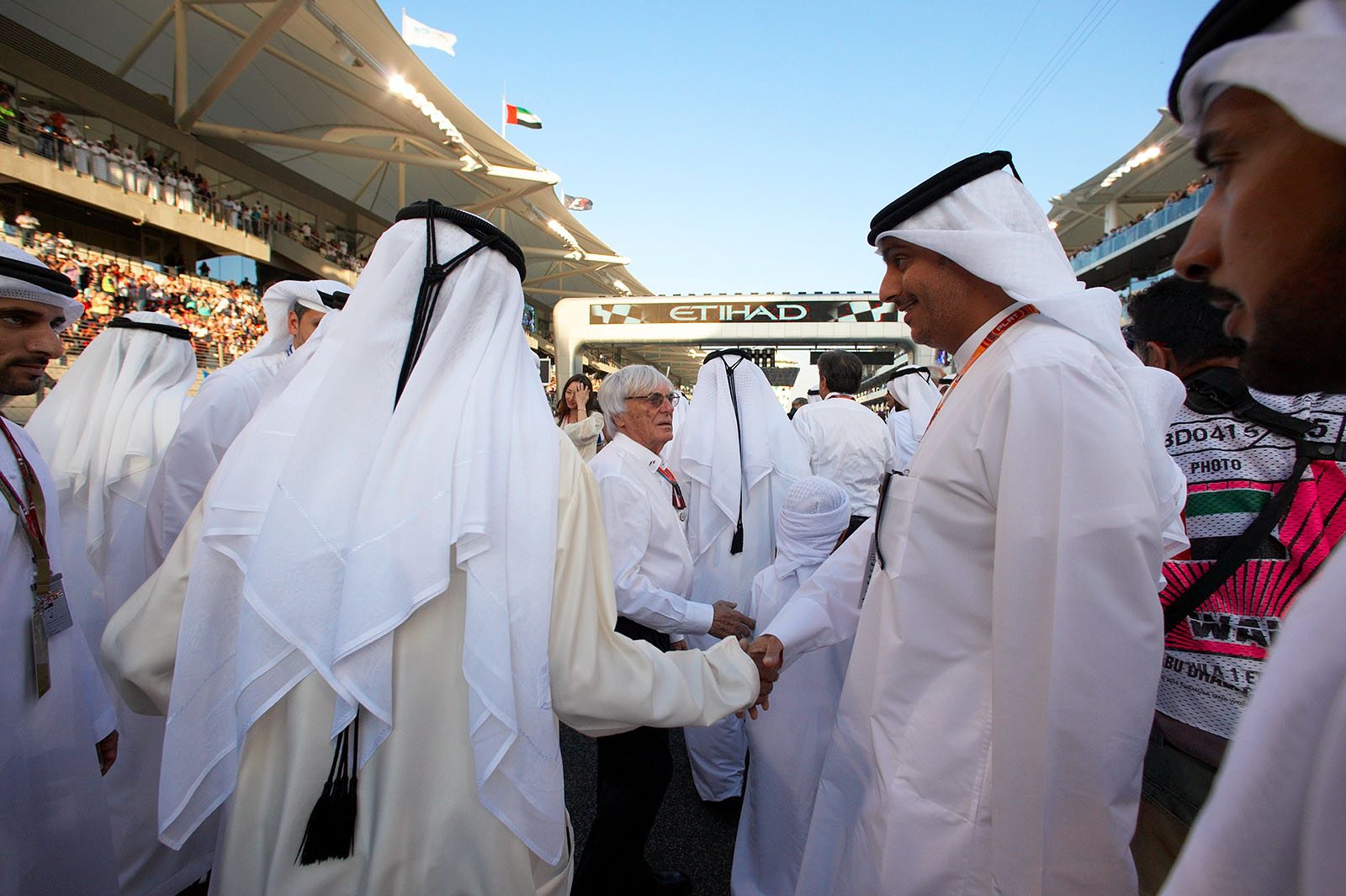 Bernie Ecclestone, business as usual, Abu Dhabi Grand Prix, 2015