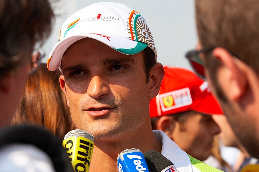 Force India reanimated their former test driver Vitantonio Liuzzi