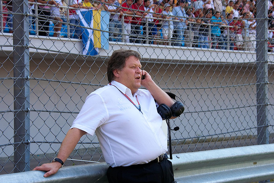 Mercedes motorsport director Norbert Haug