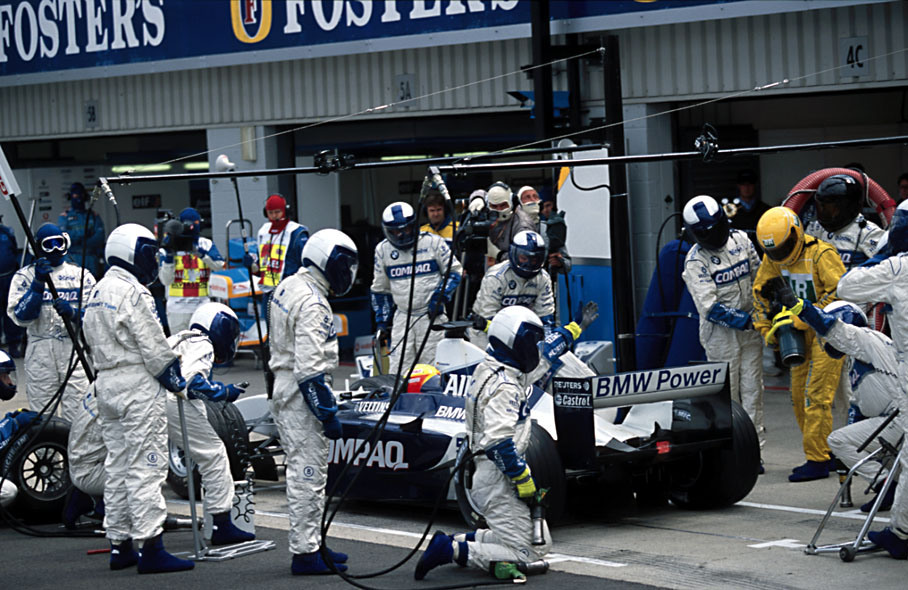 Ralf Schumacher pitting