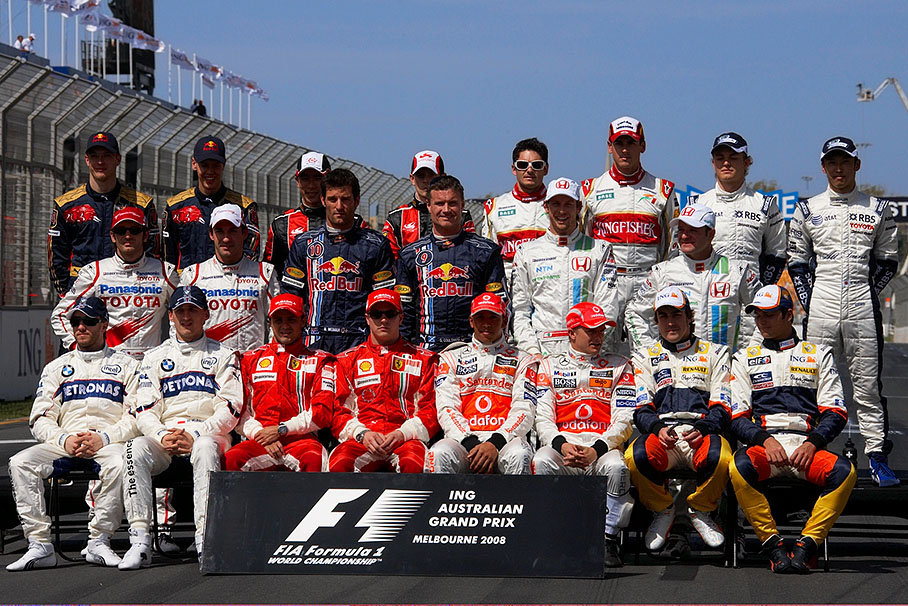 Annual group photo shooting with all drivers