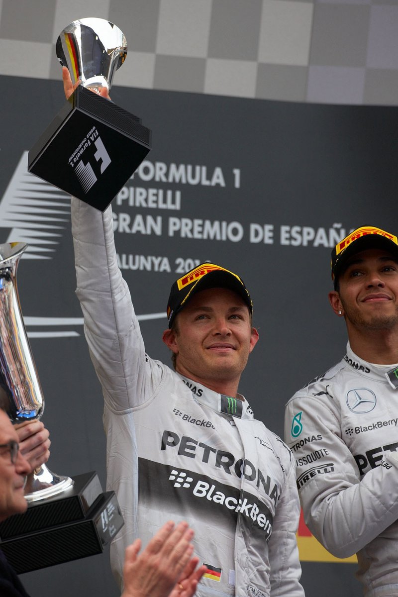2nd place yet again for Nico Rosberg, Spanish Grand Prix, Barcelona, 2014