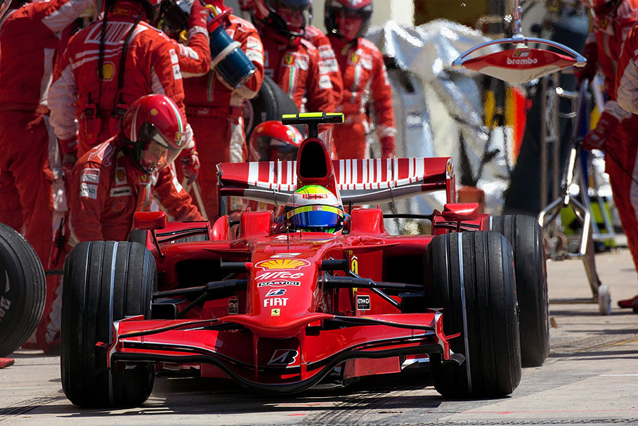 Pit stop of Felipe Massa, Scuderia Ferrari