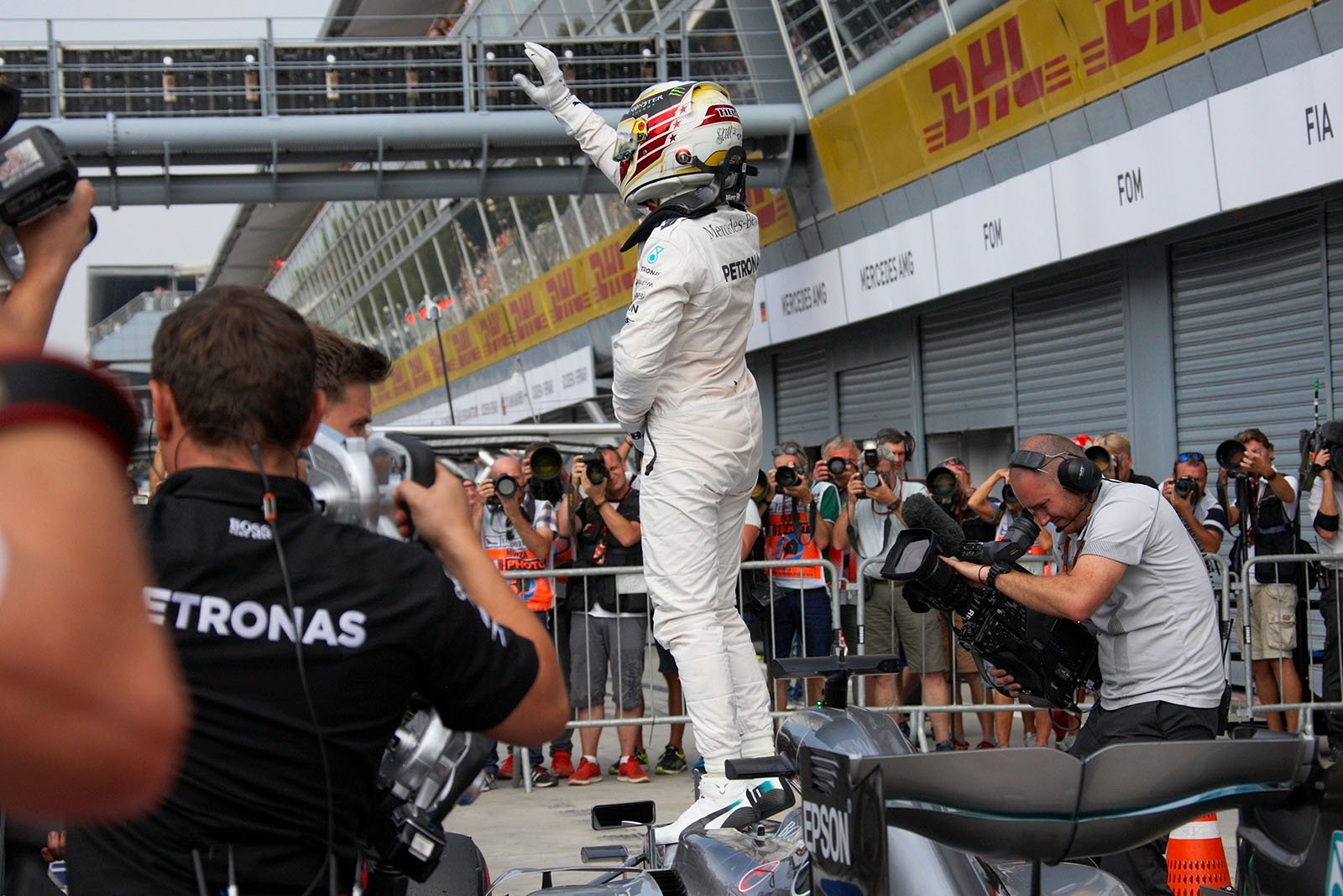 Pole position once more for Mercedes' Lewis Hamilton, Monza, Italian Grand Prix, 2016