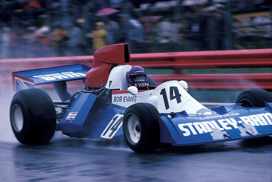 Bob Evans on BRM P201, Austrian GP 1975