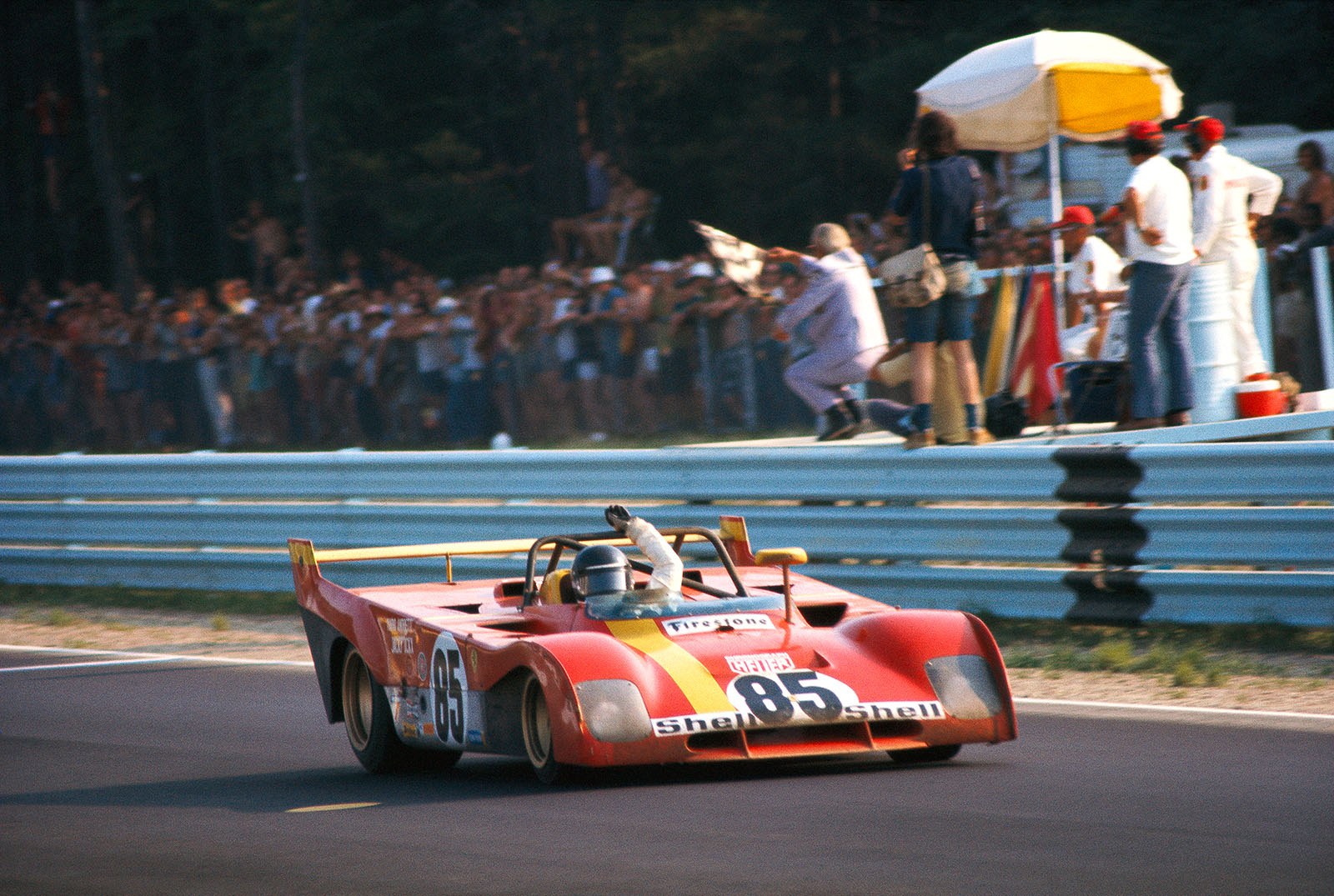 6h Watkins Glen, USA, 1972: Winner Jacky Ickx (B), Ferrari 312 PB