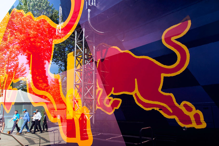 Red Bull reflections