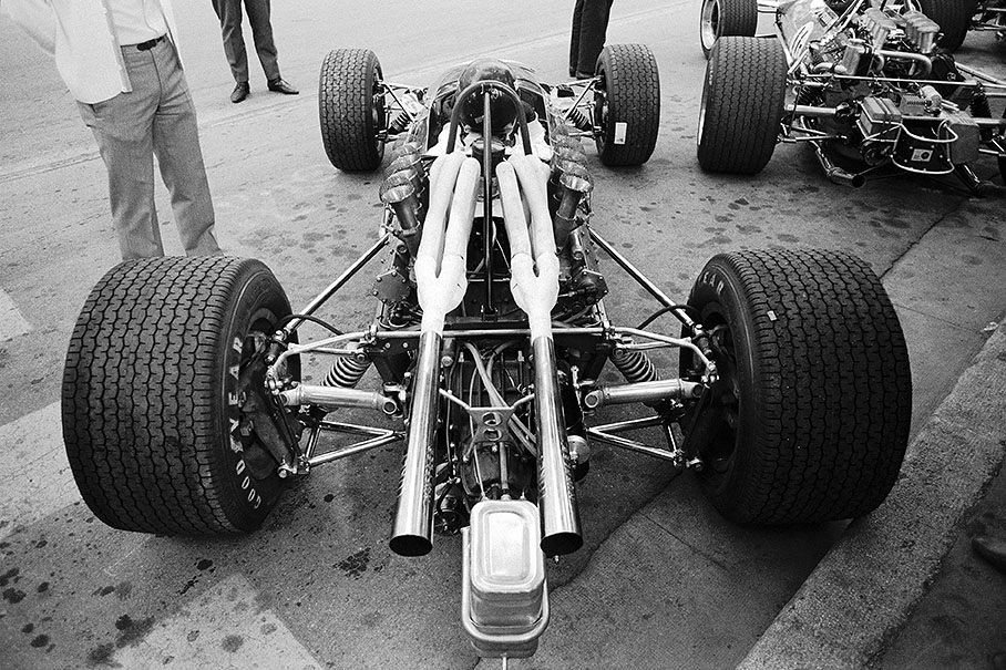 Jochen Rindt in his Brabham-Repco BT24, Monaco GP 1968