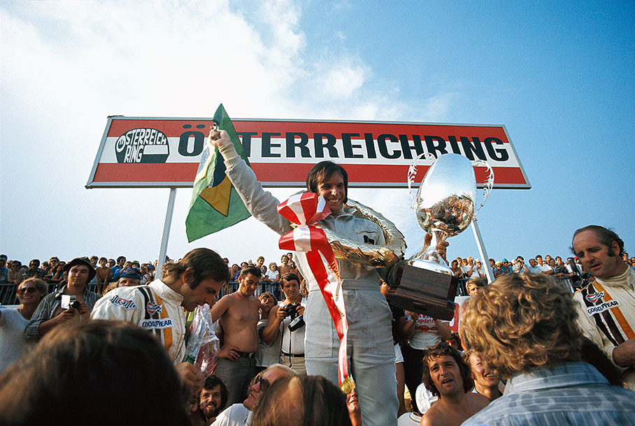 Race winner Emerson Fittipaldi