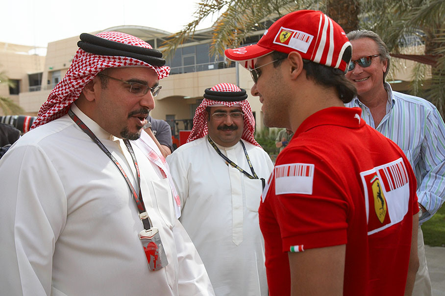 His Royal Highness Sheikh Salman bin Hamad bin Isa Al Khalifa, Crown Prince of Bahrain.
