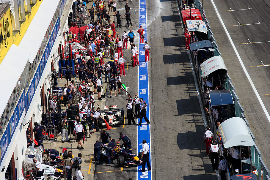 Pit lane