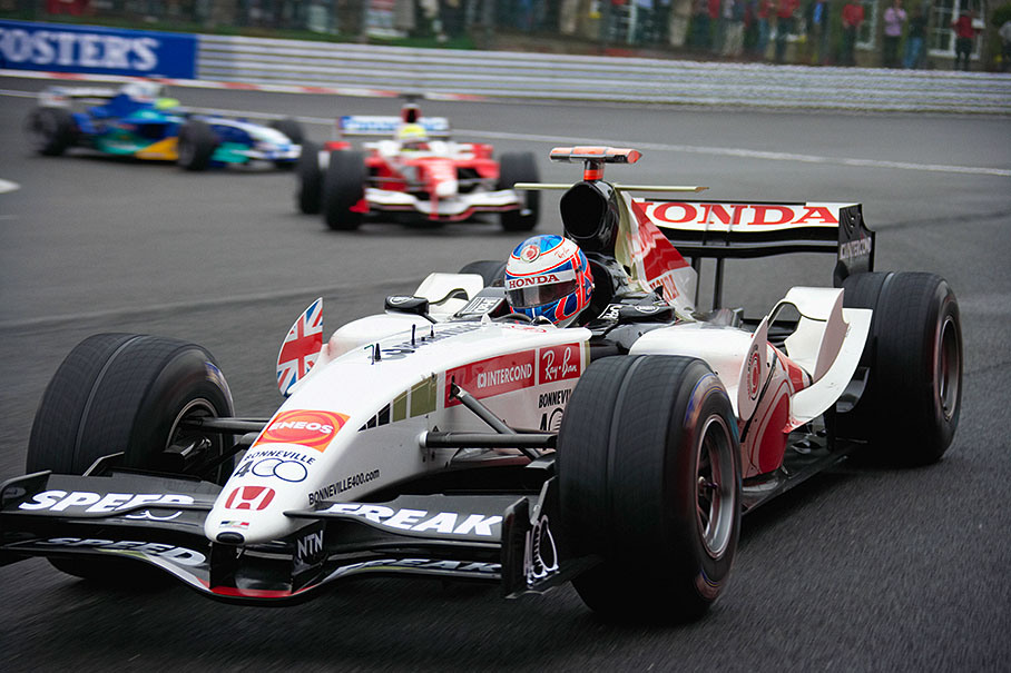 Jenson Button of BAR-Honda.