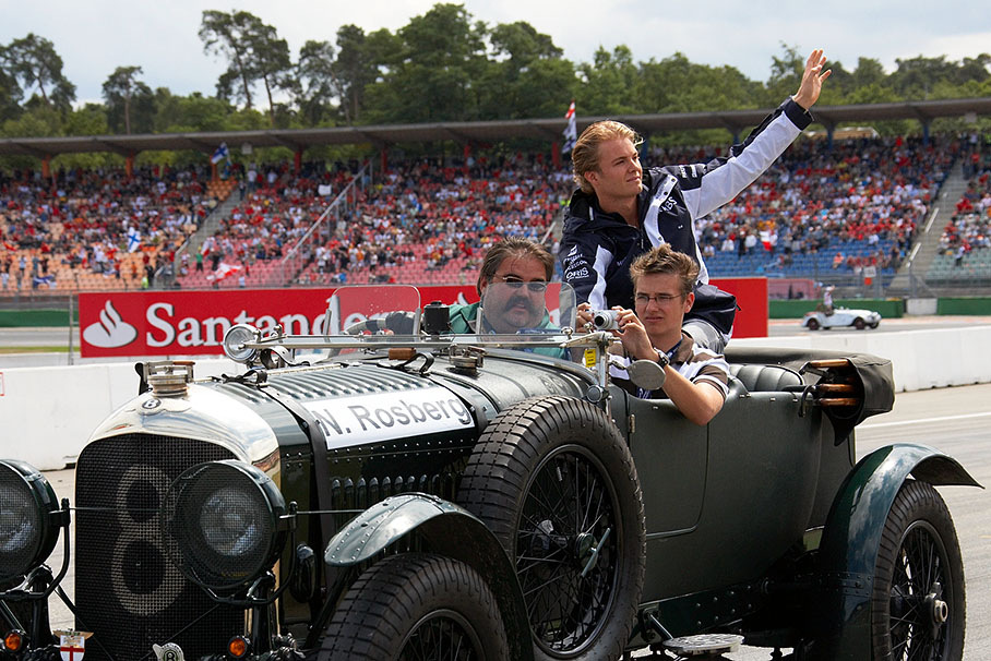 Nico Rosberg during drivers parade
