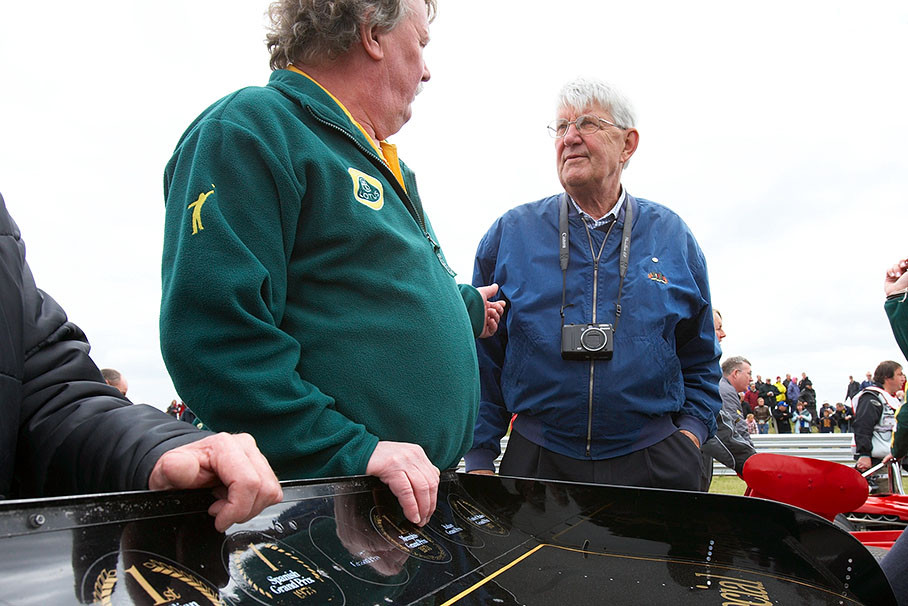 Former Lotus engineer and manager Peter Warr