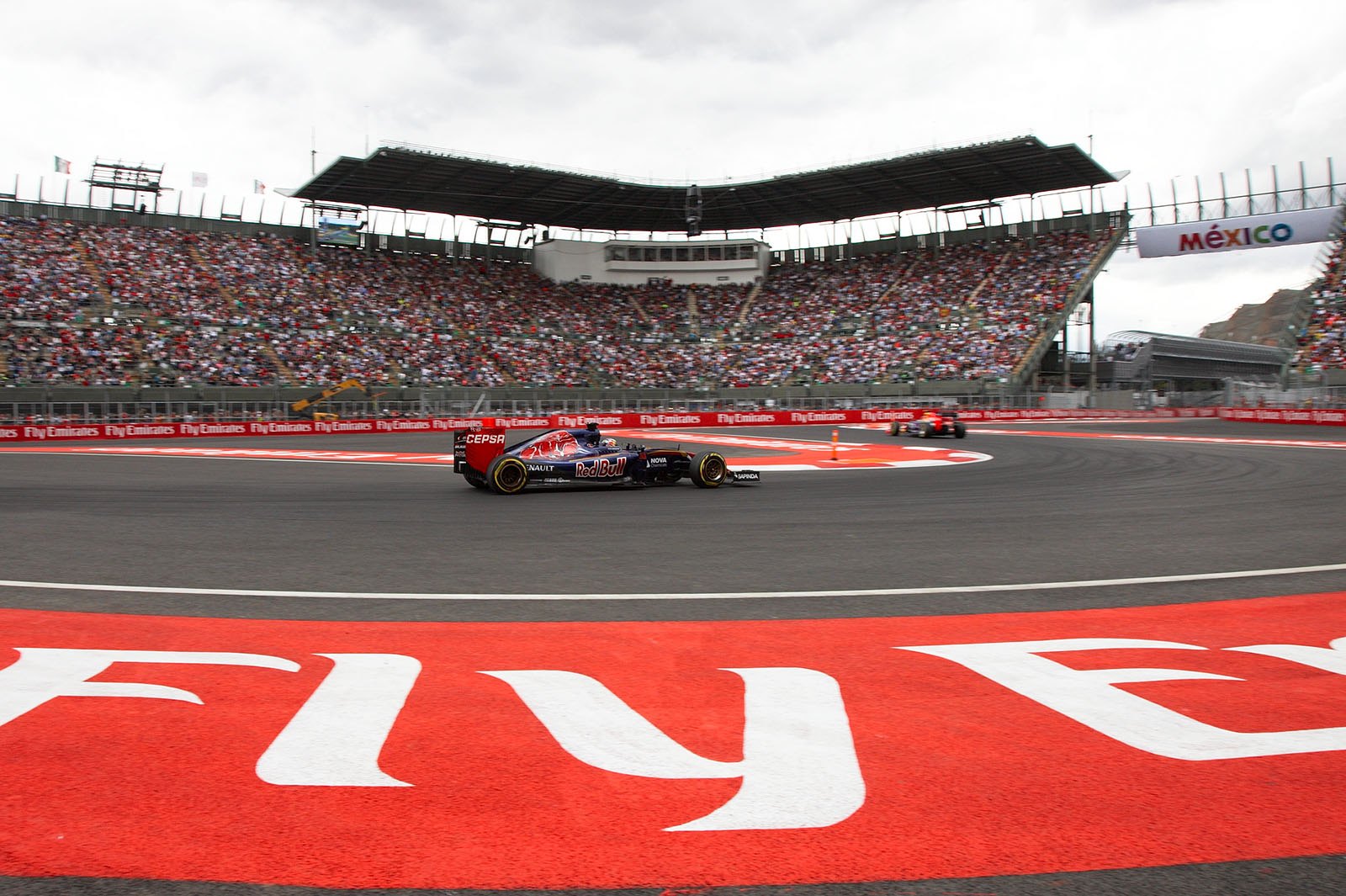 Max Verstappen, Toro Rosso-Renault, in the stadium