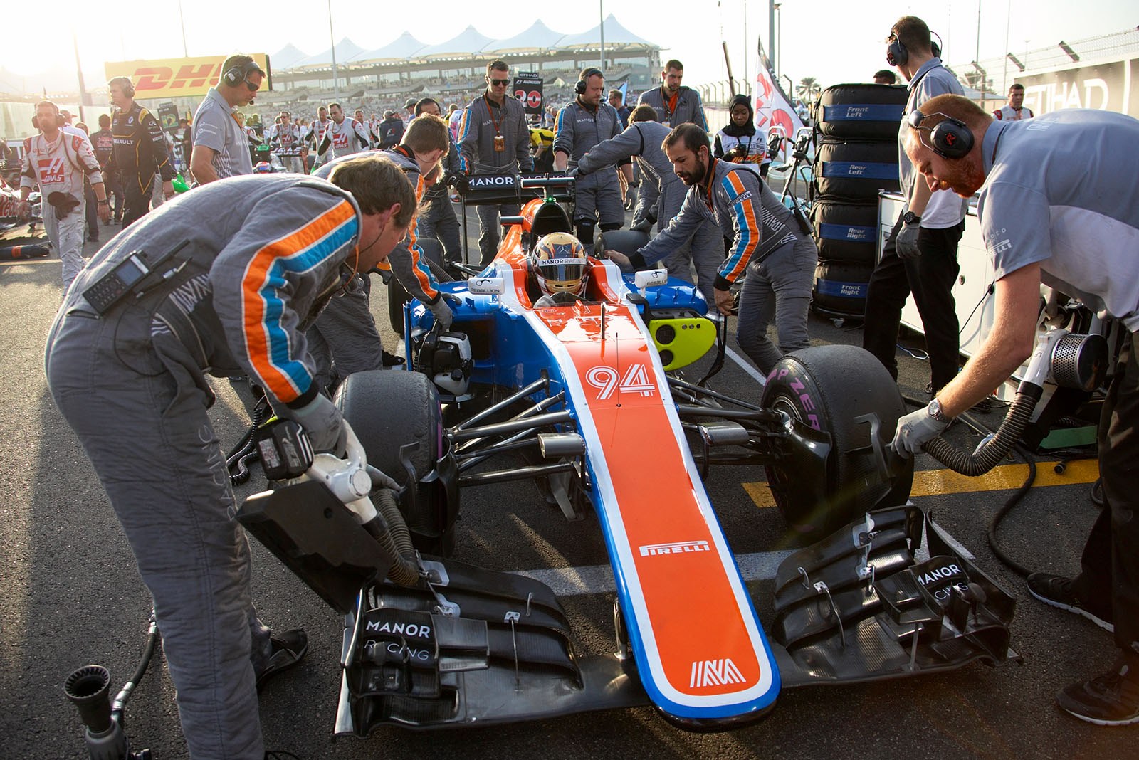 Pascal Wehrlein, Manor-Mercedes, on grid position 16, Abu Dhabi Grand Prix, 2016