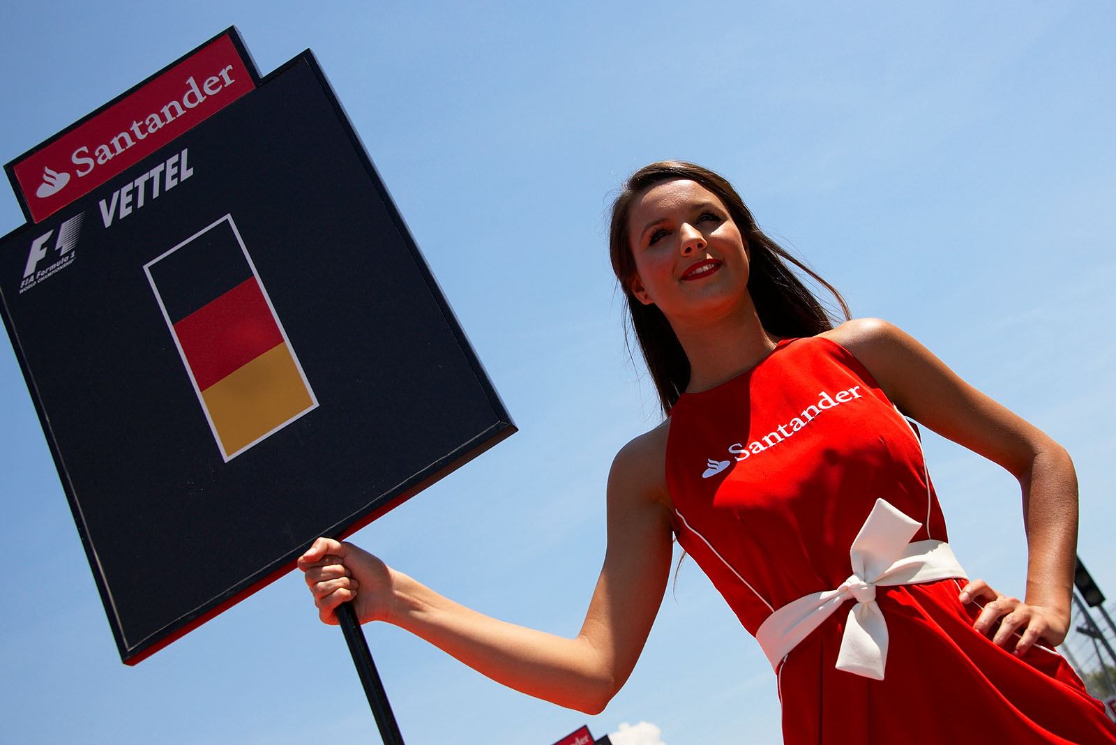 A top grid girl for a top driver?