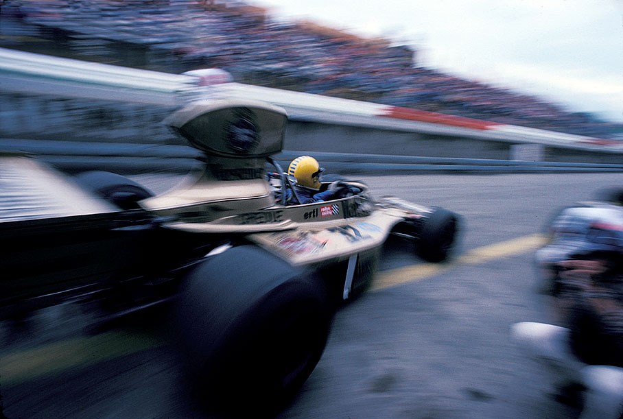Harald Ertl on Hesketh-Cosworth 308, Austrian GP 1975
