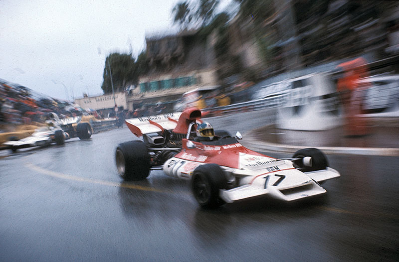 Race winner Jean-Pierre Beltoise on BRM P160B, GP Monaco 1972