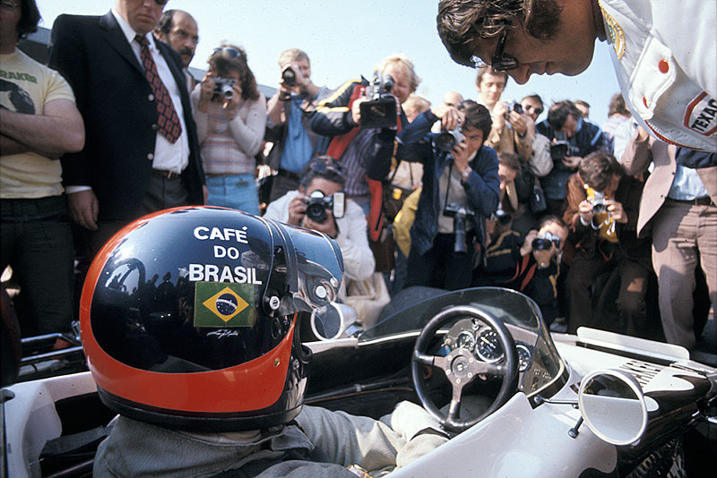 Emerson Fittipaldi during the Formula 2 Jim Clark-Rennen 1972 in Hockenheim