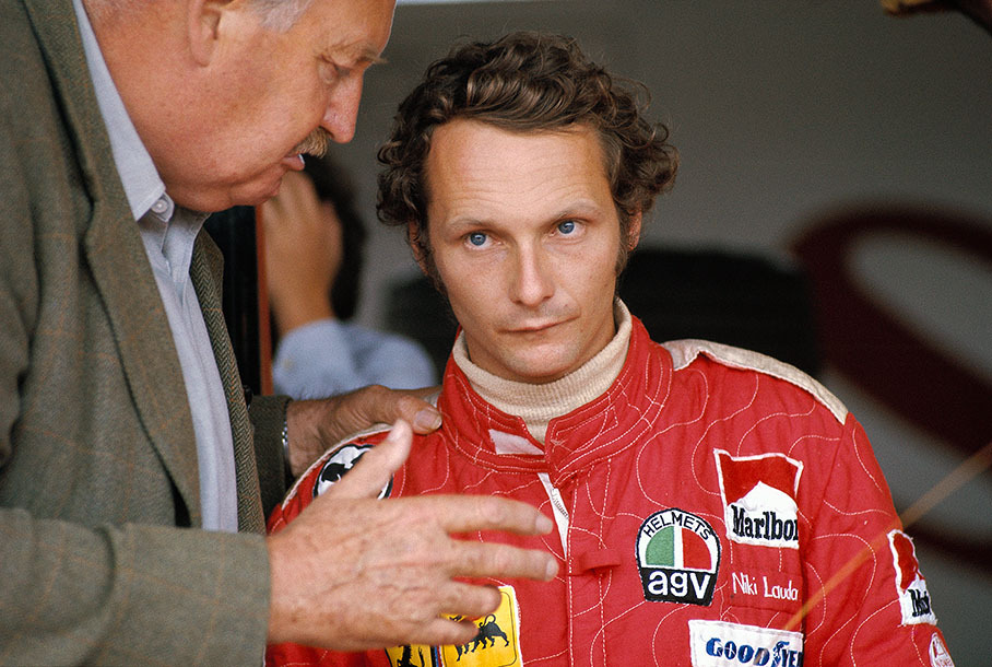 Niki Lauda, Austrian Ferrari driver and championship contender