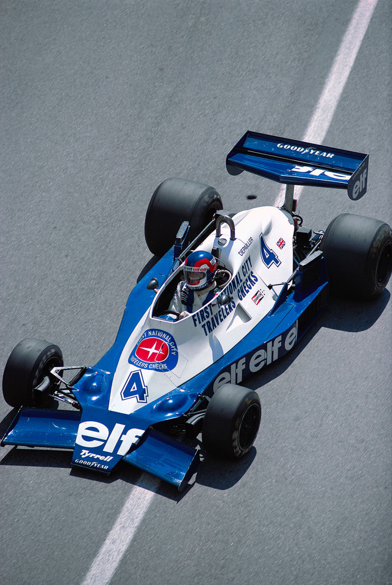 Tyrrell driver, Frenchman Patrick Depailler