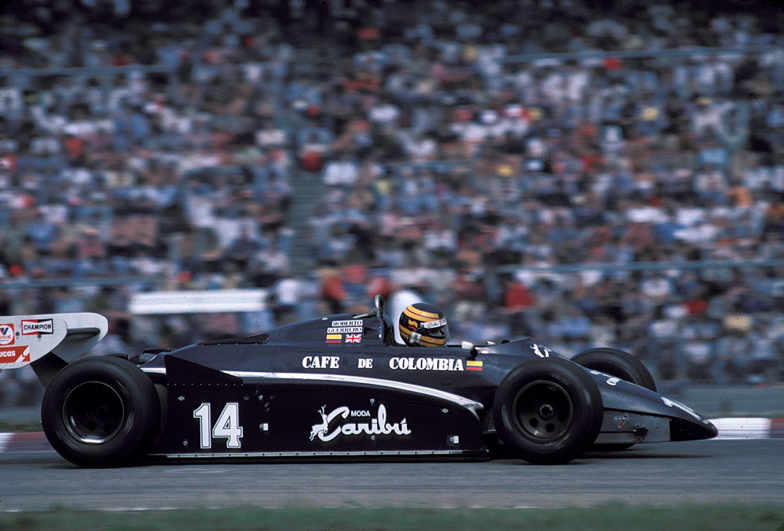 Roberto Guerrero on Ensign-Cosworth, German GP Hockenheim 1982