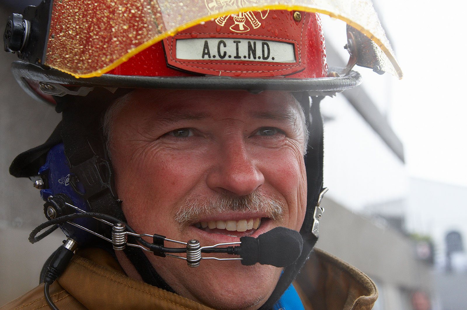 The Canadian fire fighter pit chief likes the humidity