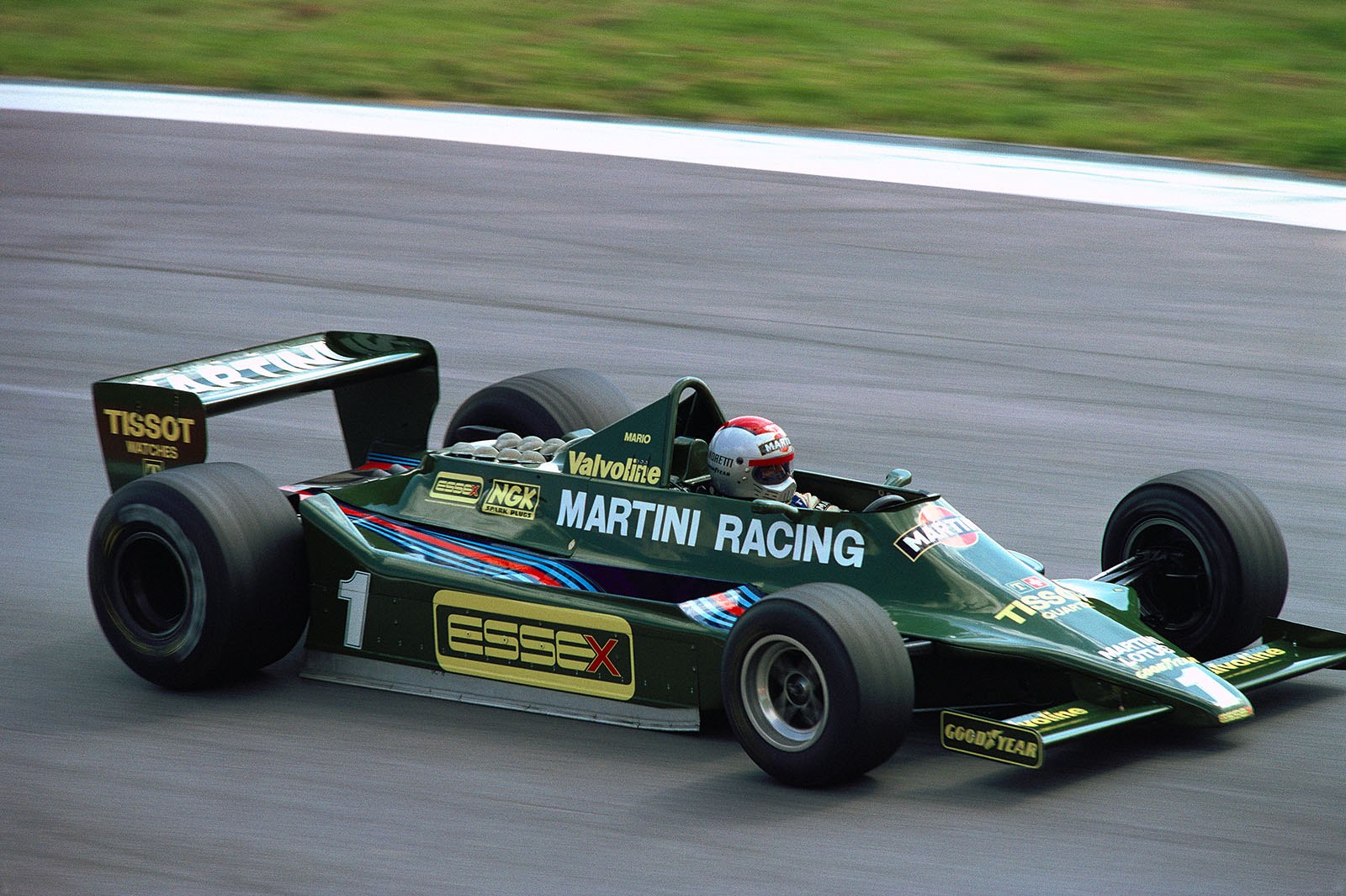 The 1978 World Champion Mario Andretti, Lotus 79, Austrian Grand Prix, 1979