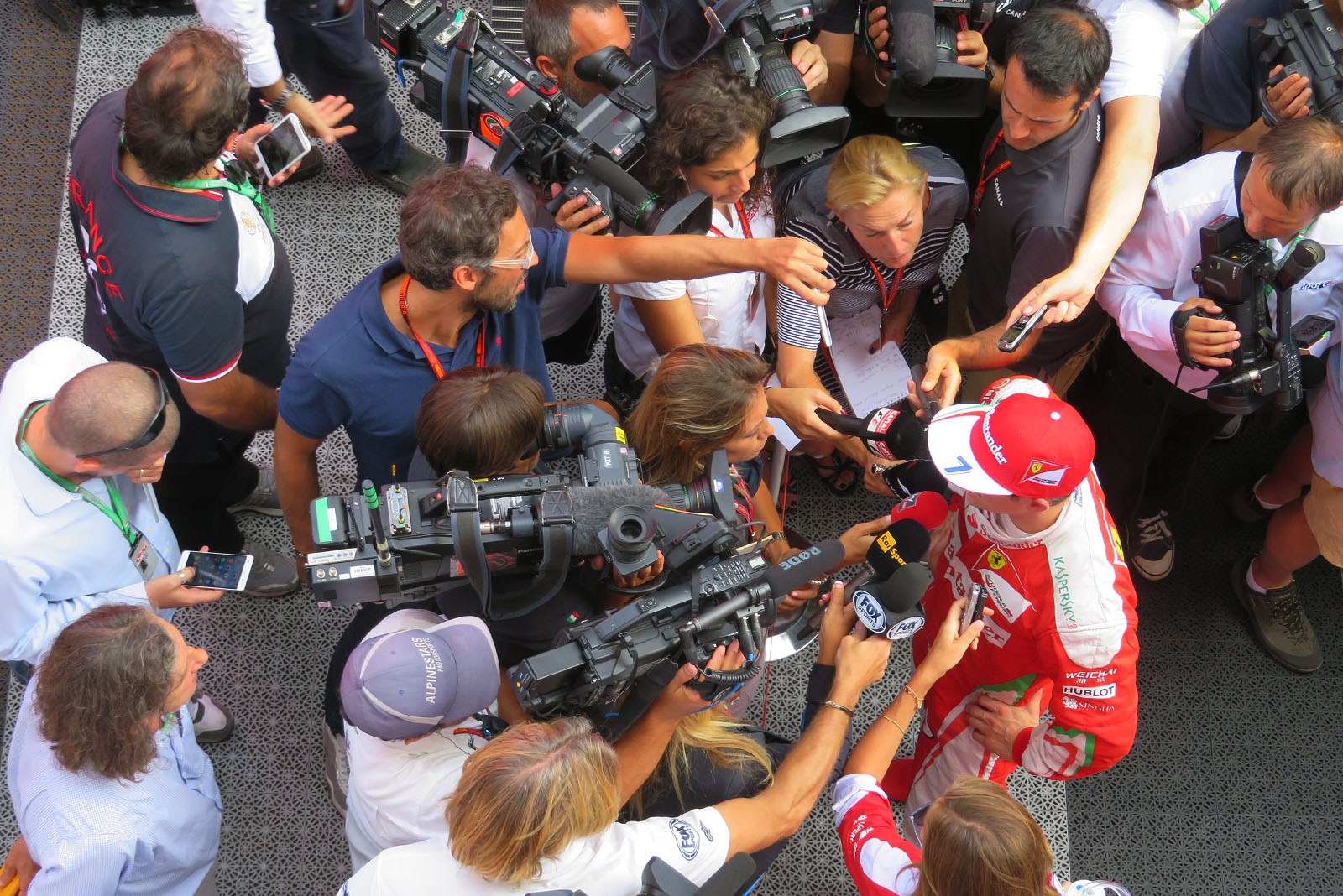 Interview with Kimi Raikkonen of Ferrari
