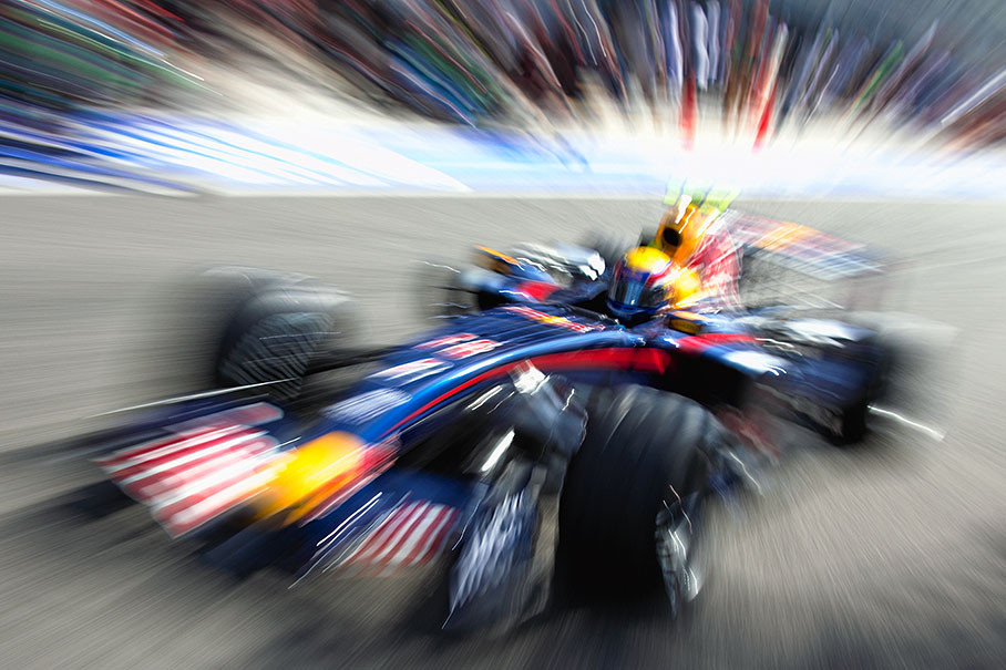 Red Bull driver Mark Webber