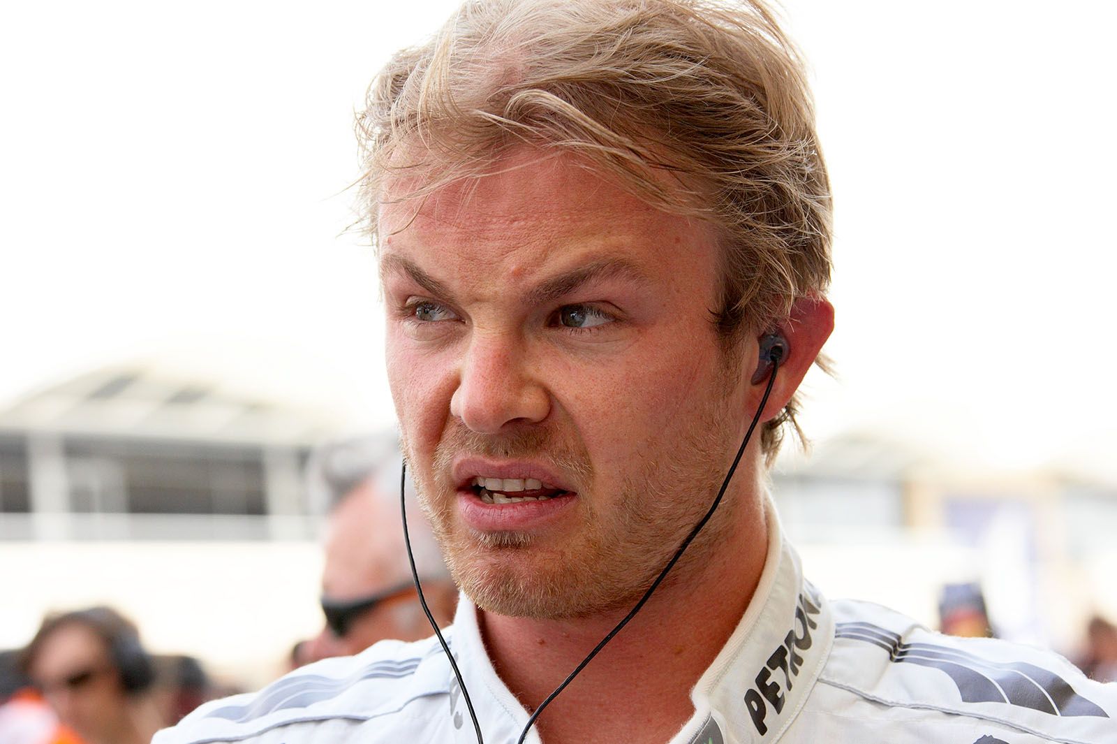 Polesetter Nico Rosberg of Mercedes GP