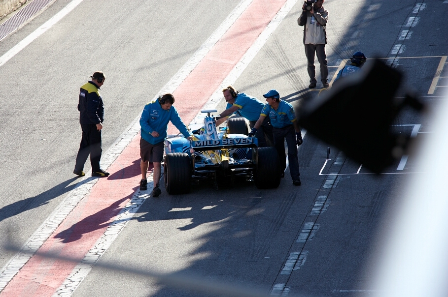 Preseason testing week at Barcelona, 15.-17.2.2005