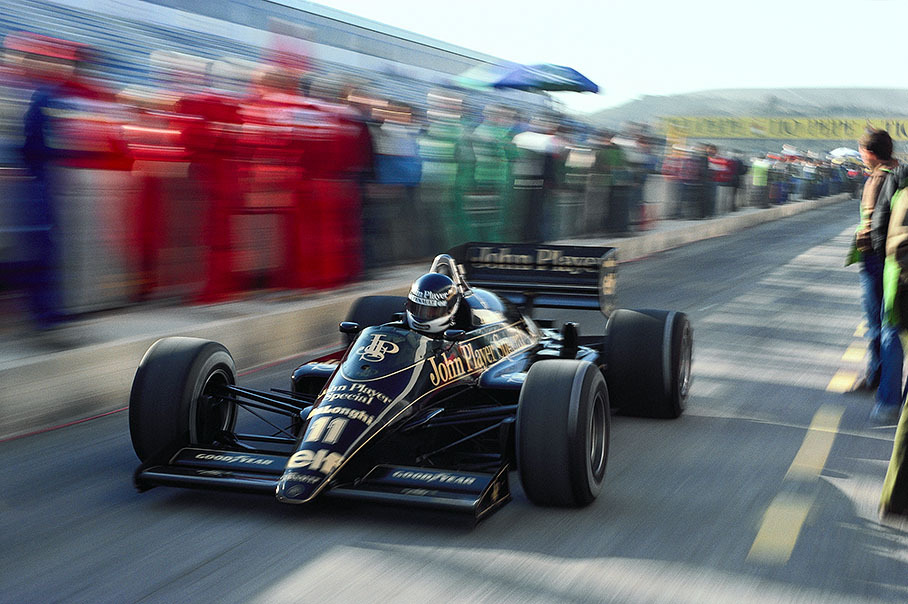 Lotus-Renault driver Johnny Dumfries