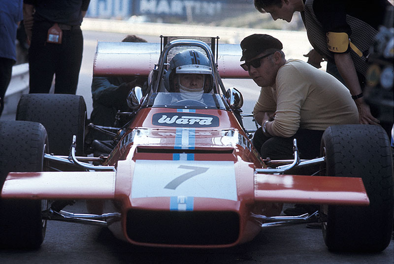 Piers Courage on De Tomaso-Cosworth 505, Belgian GP 1970