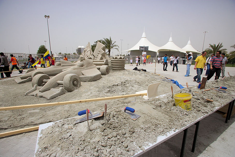 Race visitors are invited to play with their creativity in terraforming